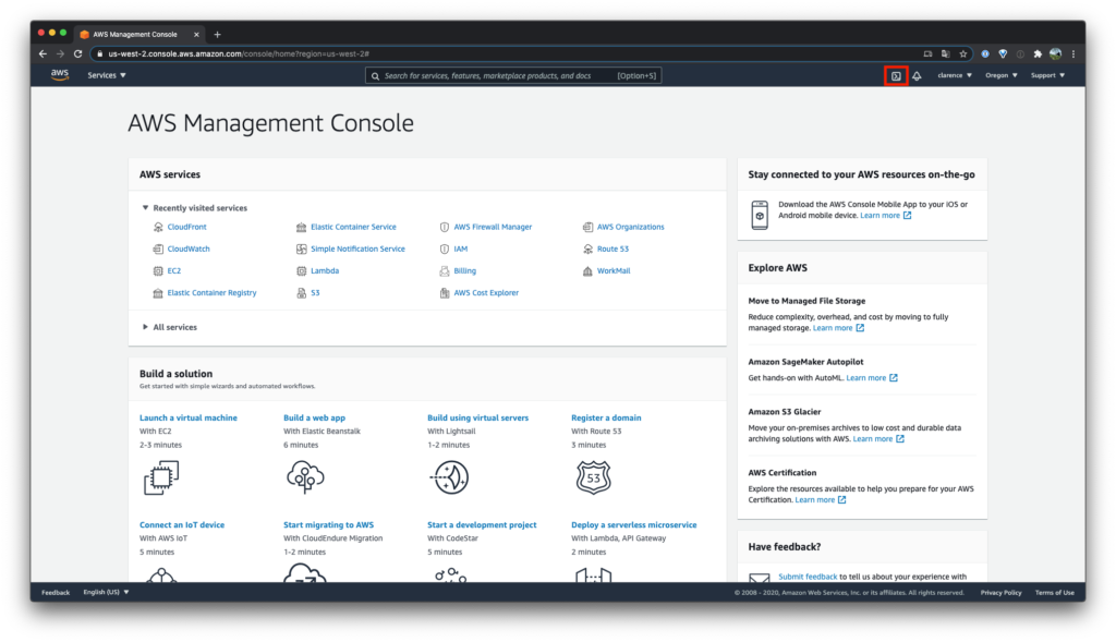 AWS CloudShell 發布！ - Clarence 的科技學習實戰筆記